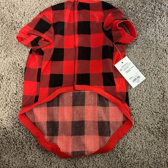 BNWT Kohl’s Red Black Buffalo Plaid Check Dog Pet Pajamas Jammies Families - Picture 4 of 13